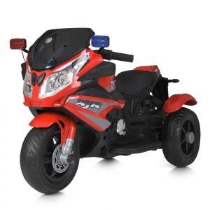 Дитячий мотоцикл Bambi M 4851 EL-3 Police, червоний