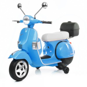 Детский мотоцикл M 4939 EL-4 Скутер Vespa, синий
