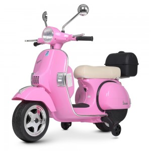Дитячий мотоцикл M 4939 EL-8 Скутер Vespa, рожевий