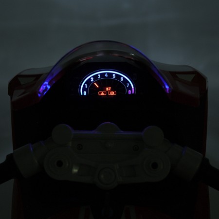 Детский мотоцикл Bambi M 5009 E-1-3 Ducati, красно-белый