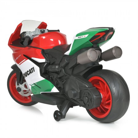 Детский мотоцикл Bambi M 5009 E-1-3 Ducati, красно-белый