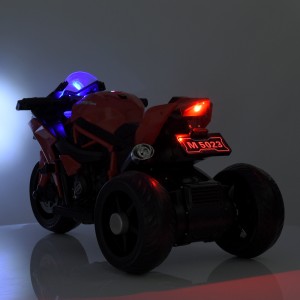 Дитячий мотоцикл Bambi M 5023 EL-3, червоний