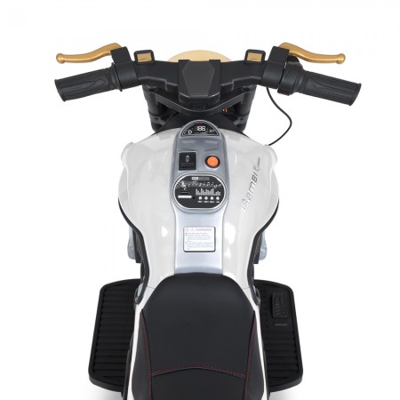 Детский мотоцикл Bambi M 5048EL-1 Harley-Davidson V-Rod белый, 2 мотора по 25W, EVA, кожа, MP3, USB, Bluetooth Детский мотоцикл Bambi M 5048EL-1 Harley-Davidson V-Rod белый, 2 мотора по 25W, EVA, кожа, MP3, USB, Bluetooth