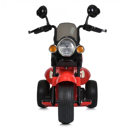 Детский мотоцикл Harley-Davidson Softail M 5739EL-3 красный, 2 мотора по 35W, EVA, экокожа, свет, музыка