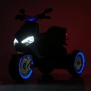 Детский мотоцикл Bambi M 5744 EL-4 Скутер, синий