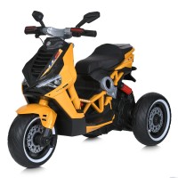Детский мотоцикл Bambi M 5744 EL-6 Скутер, желтый