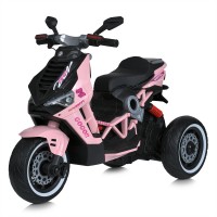 Детский мотоцикл Bambi M 5744 EL-8 Скутер, розовый