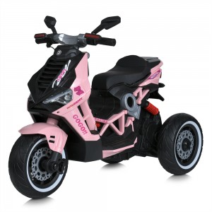 Дитячий мотоцикл Bambi M 5744 EL-8 Скутер рожевий