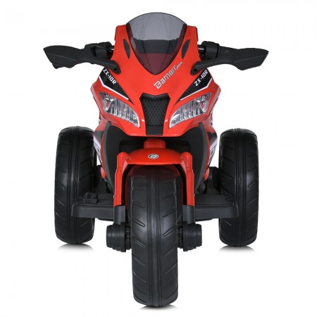 Дитячий мотоцикл Kawasaki Ninja ZX-10R M 5806EL-3 червоний, 2 мотори по 35W, EVA, шкіра, MP3, Bluetooth Дитячий мотоцикл Kawasaki Ninja ZX-10R M 5806EL-3 червоний, 2 мотори по 35W, EVA, шкіра, MP3, Bluetooth