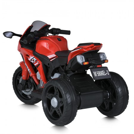 Дитячий мотоцикл Kawasaki Ninja ZX-10R M 5806EL-3 червоний, 2 мотори по 35W, EVA, шкіра, MP3, Bluetooth Дитячий мотоцикл Kawasaki Ninja ZX-10R M 5806EL-3 червоний, 2 мотори по 35W, EVA, шкіра, MP3, Bluetooth