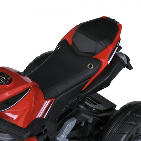 Дитячий мотоцикл Kawasaki Ninja ZX-10R M 5806EL-3 червоний, 2 мотори по 35W, EVA, шкіра, MP3, Bluetooth Дитячий мотоцикл Kawasaki Ninja ZX-10R M 5806EL-3 червоний, 2 мотори по 35W, EVA, шкіра, MP3, Bluetooth