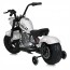 Дитячий мотоцикл Harley-Davidson Fat Boy M 6016AL-1, 1 мотор 350W, Bluetooth, USB, TF, екошкіра, надувні гумові колеса, білий