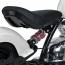 Дитячий мотоцикл Harley-Davidson Fat Boy M 6016AL-1, 1 мотор 350W, Bluetooth, USB, TF, екошкіра, надувні гумові колеса, білий
