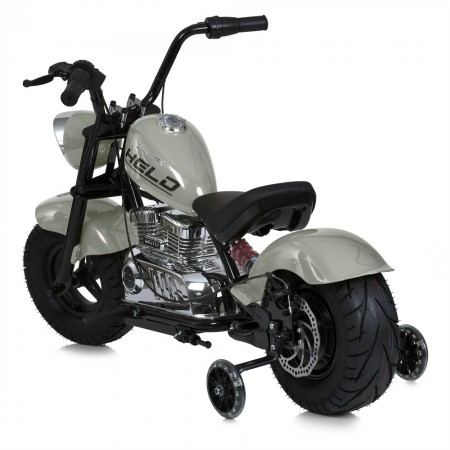 Дитячий мотоцикл Harley-Davidson Fat Boy M 6016AL-11, 1 мотор 350W, Bluetooth, USB, TF, екошкіра, надувні гумові колеса, сірий Дитячий мотоцикл Harley-Davidson Fat Boy M 6016AL-11, 1 мотор 350W, Bluetooth, USB, TF, екошкіра, надувні гумові колеса, сірий
