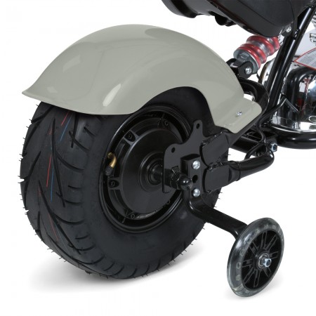 Дитячий мотоцикл Harley-Davidson Fat Boy M 6016AL-11, 1 мотор 350W, Bluetooth, USB, TF, екошкіра, надувні гумові колеса, сірий Дитячий мотоцикл Harley-Davidson Fat Boy M 6016AL-11, 1 мотор 350W, Bluetooth, USB, TF, екошкіра, надувні гумові колеса, сірий