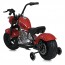 Дитячий мотоцикл Harley-Davidson Fat Boy M 6016AL-3, 1 мотор 350W, Bluetooth, USB, TF, екошкіра, надувні гумові колеса, червоний