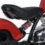 Дитячий мотоцикл Harley-Davidson Fat Boy M 6016AL-3, 1 мотор 350W, Bluetooth, USB, TF, екошкіра, надувні гумові колеса, червоний