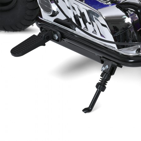 Дитячий мотоцикл Harley-Davidson Fat Boy M 6016AL-4, 1 мотор 350W, Bluetooth, USB, TF, екошкіра, надувні гумові колеса, синій