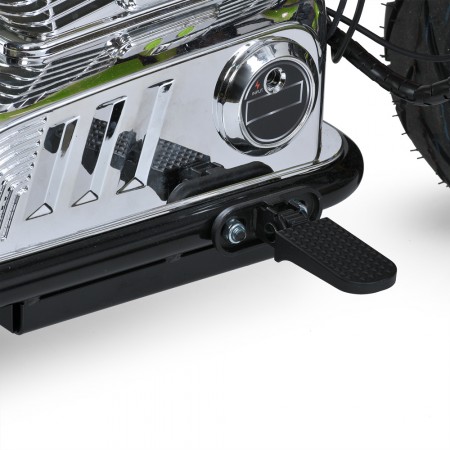 Дитячий мотоцикл Harley-Davidson Fat Boy M 6016AL-5, 1 мотор 350W, Bluetooth, USB, TF, екошкіра, надувні гумові колеса, зелений