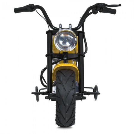 Дитячий мотоцикл Harley-Davidson Fat Boy M 6016AL-6, 1 мотор 350W, Bluetooth, USB, TF, екошкіра, надувні гумові колеса, жовтий Дитячий мотоцикл Harley-Davidson Fat Boy M 6016AL-6, 1 мотор 350W, Bluetooth, USB, TF, екошкіра, надувні гумові колеса, жовтий