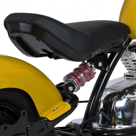 Дитячий мотоцикл Harley-Davidson Fat Boy M 6016AL-6, 1 мотор 350W, Bluetooth, USB, TF, екошкіра, надувні гумові колеса, жовтий Дитячий мотоцикл Harley-Davidson Fat Boy M 6016AL-6, 1 мотор 350W, Bluetooth, USB, TF, екошкіра, надувні гумові колеса, жовтий
