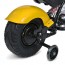 Дитячий мотоцикл Harley-Davidson Fat Boy M 6016AL-6, 1 мотор 350W, Bluetooth, USB, TF, екошкіра, надувні гумові колеса, жовтий Дитячий мотоцикл Harley-Davidson Fat Boy M 6016AL-6, 1 мотор 350W, Bluetooth, USB, TF, екошкіра, надувні гумові колеса, жовтий