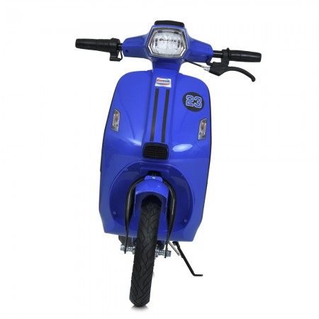 Мотоцикл M 6017AL-4 1*350W, 2*12V10AH, MP3, кожа, голубой