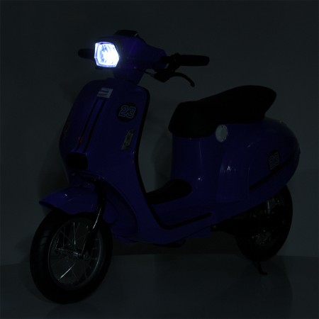Мотоцикл M 6017AL-4 1*350W, 2*12V10AH, MP3, кожа, голубой