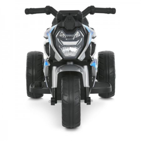 Детский мотоцикл BMW S1000R M 6262EL-11, 2 мотора по 25W, EVA, кожа, Bluetooth, USB, TF, серый