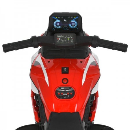 Детский мотоцикл BMW S1000R M 6262EL-3, 2 мотора по 25W, EVA, кожа, Bluetooth, USB, TF, красный Детский мотоцикл BMW S1000R M 6262EL-3, 2 мотора по 25W, EVA, кожа, Bluetooth, USB, TF, красный