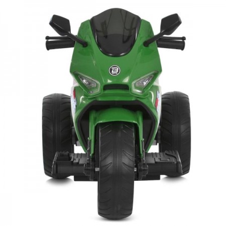 Детский мотоцикл Aprilia RS 660 RSV4 M 6265EL-5 зеленый, 2 мотора по 35W, EVA, кожа, Bluetooth, USB, TF Детский мотоцикл Aprilia RS 660 RSV4 M 6265EL-5 зеленый, 2 мотора по 35W, EVA, кожа, Bluetooth, USB, TF