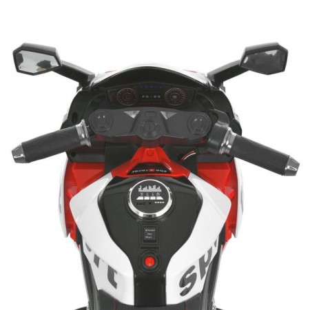 Детский мотоцикл Kawasaki Ninja M 6267EL-3 красный, 2 мотора по 35W, EVA, кожа, Bluetooth