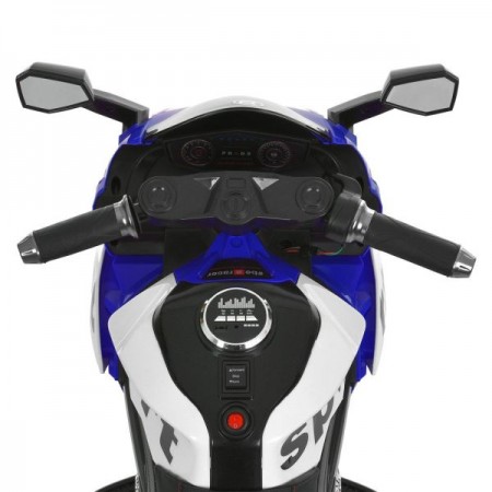 Детский мотоцикл Kawasaki Ninja M 6267EL-4 синий, 2 мотора по 35W, EVA, кожа, Bluetooth Детский мотоцикл Kawasaki Ninja M 6267EL-4 синий, 2 мотора по 35W, EVA, кожа, Bluetooth