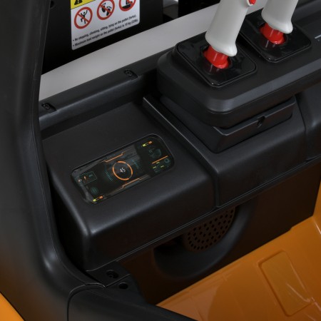 Навантажувач M 5989BLR-6 2, 4G, 1аккум12V9AH, 2мотора35W, MP3, USB, TF, EVA/пласт., музика, шкіра, жовтий