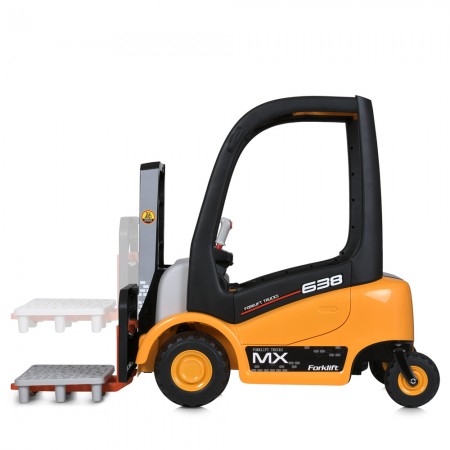 Навантажувач M 5989BLR-6 2, 4G, 1аккум12V9AH, 2мотора35W, MP3, USB, TF, EVA/пласт., музика, шкіра, жовтий