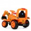 Детский электромобиль Трактор Bambi M 4142 L-7, оранжевый