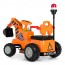 Детский электромобиль Трактор Bambi M 4143 L-7, оранжевый