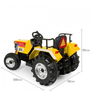 Дитячий електромобіль-Трактор Bambi M 4187 BLR-6, жовтий