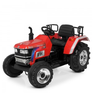 Дитячий електромобіль-Трактор Bambi M 4187 LR-3, червоний