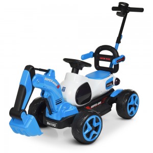 Детский электромобиль Трактор Bambi M 4192-4, синий