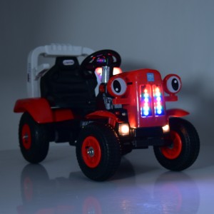 Дитячий електромобіль-Трактор Bambi M 4261 ABLR-3, червоний