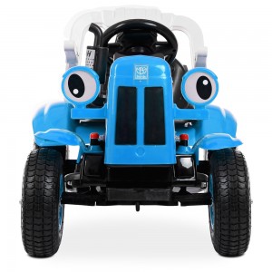 Детский электромобиль Трактор Bambi M 4261 ABLR-4, синий