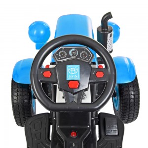 Детский электромобиль Трактор Bambi M 4261 ABLR(2)-4, синий