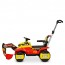 Детский электромобиль Трактор Bambi M 4321 LR-3-6, красно-желтый