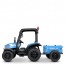 Детский электромобиль Трактор Bambi M 4844 EBLR-4 с прицепом, синий