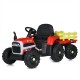 Детский электромобиль Трактор Bambi M 5733 EBLR-3 с прицепом, красный