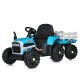 Дитячий електромобіль Трактор Bambi M 5733 EBLR-4 із причепом, синій