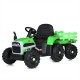 Детский электромобиль Трактор Bambi M 5733 EBLR-5 с прицепом, зеленый