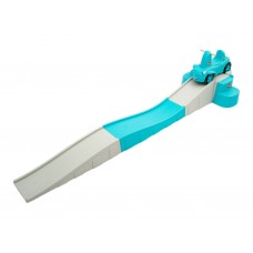 Машинка-каталка со спуском TM Doloni Toys 01491-2 Серо-Бирюзовый