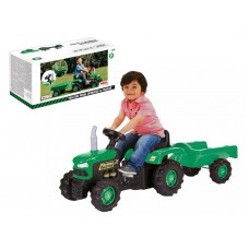 Каталка педальная Трактор с прицепом, DOLU Toy Factory 8053